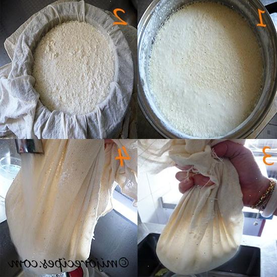 Hoe te paneer (Indiase kaas) te maken. Breng de melk aan een temperatuur net onder het kookpunt en zet het vuur uit.
