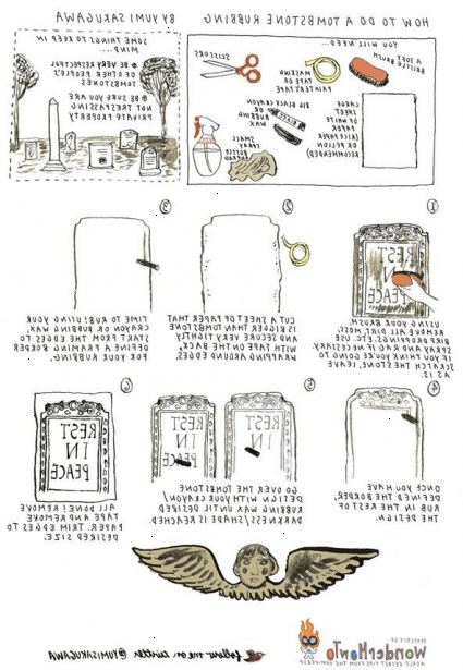 Hoe maak je een grafzerk wrijven maken. Controleer dat het goed is om grafmonument of grafsteen wrijfsels nemen in uw lokale begraafplaats.