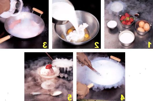 Hoe om ijs te maken. Dit is goed voor het maken van individuele porties van ijs om meteen na het maken van te worden opgegeten.