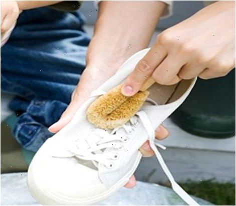 Hoe schoenen te wassen. Los te maken je schoenen.