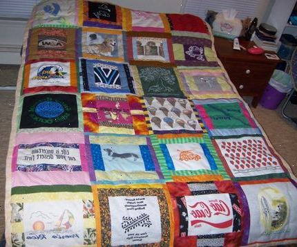 Hoe maak je een quilt te maken. Kies een patroon en stof.