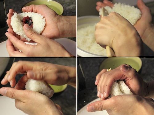 Hoe te onigiri maken. Volg de aanwijzingen voor.
