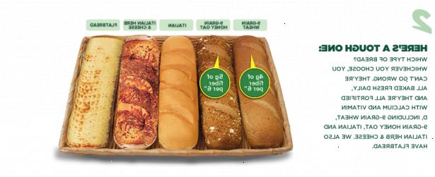Hoe maak je een metro sandwich. Maak alle beslissingen (het soort brood, vlees, groente en kaas) voordat u de teller benaderen.
