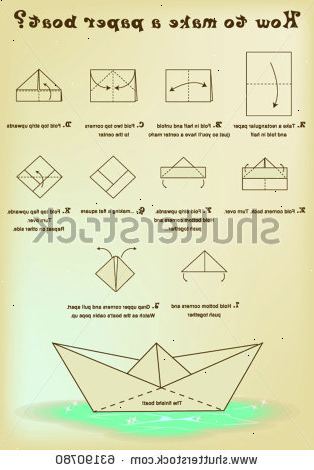 Hoe maak je een papieren bootje maken. Vouw een letter-formaat (8.5 "door 11") of A4-papier in de helft, van boven naar beneden. De vouw moet worden "hamburger-stijl.".