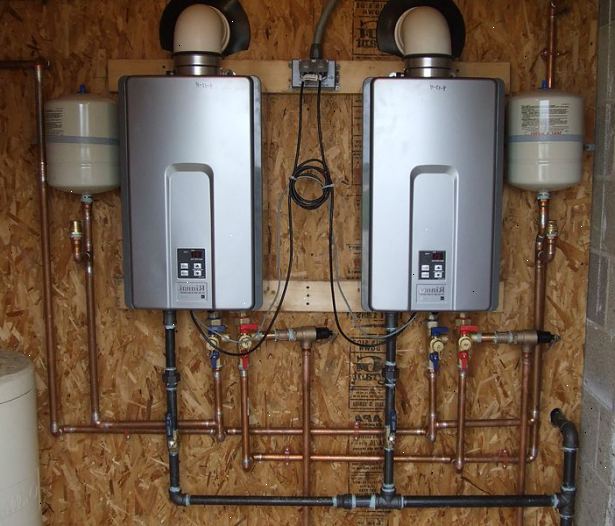 Hoe maak je een Tankless boiler installeren. Het wordt sterk aanbevolen dat u speciale vakbond connector sets voor de watervoorziening die omloopleidingsmogelijkheid dienst te gebruiken.