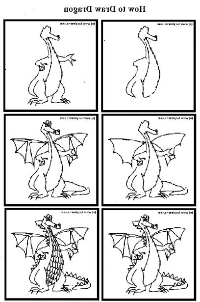 Hoe maak je een draak tekenen