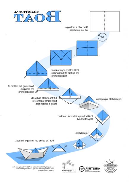 Hoe maak je een papieren schip maken. Neem een stuk rechthoekig papier en leg het voor je, zodat het papier is in staand formaat - Met de langere randen aan de zijkant.